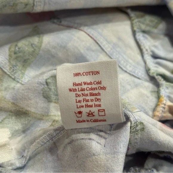 NWT Lisa Says Gah Maeve Midi Skirt Picnic Alfresco Gingham Blue Fruit Vegetable - Picture 7 of 7